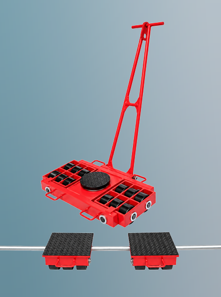 Transportruller for flytting av maskiner