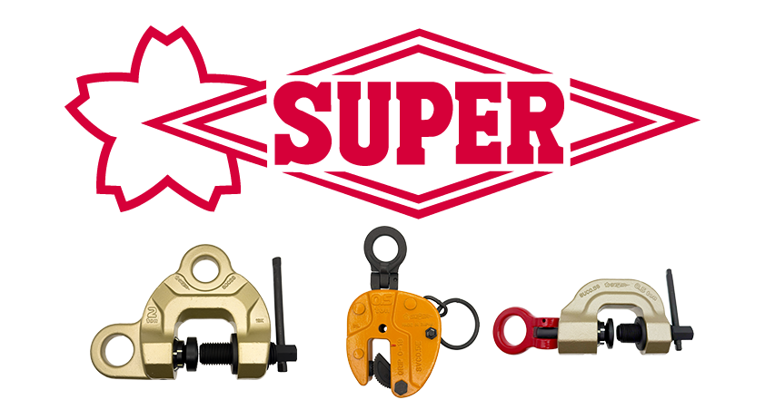 Utvalg av plateklyper og skruklyper fra Supertool