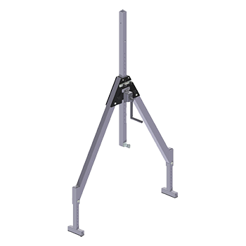 Håndvinsj for aluminiums løftebom