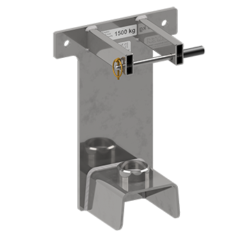 Veggfeste for aluminiums løftebom
